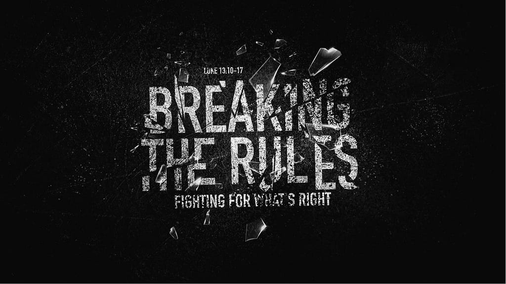 Breaking The Rules Title Graphics