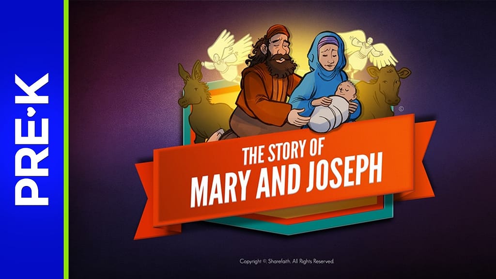 Luke 2 Mary and Joseph Christmas Story Preschool Bible Video