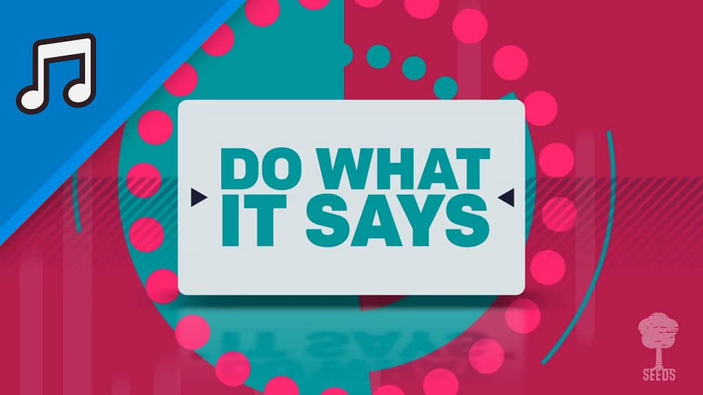 Do What It Says Kids Worship Video for Kids Instrumental