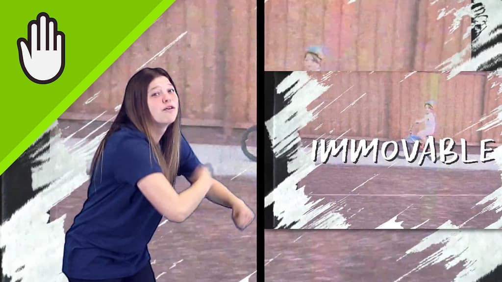 Immovable Kids Worship Video Hand Motions Split Screen