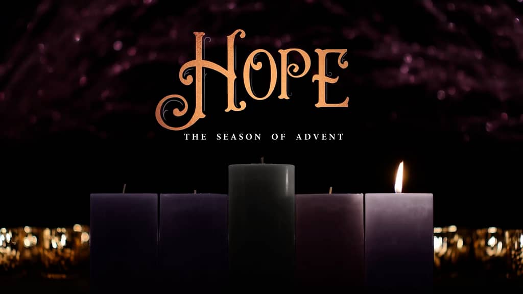 Hope Title Advent Classic Christmas Background