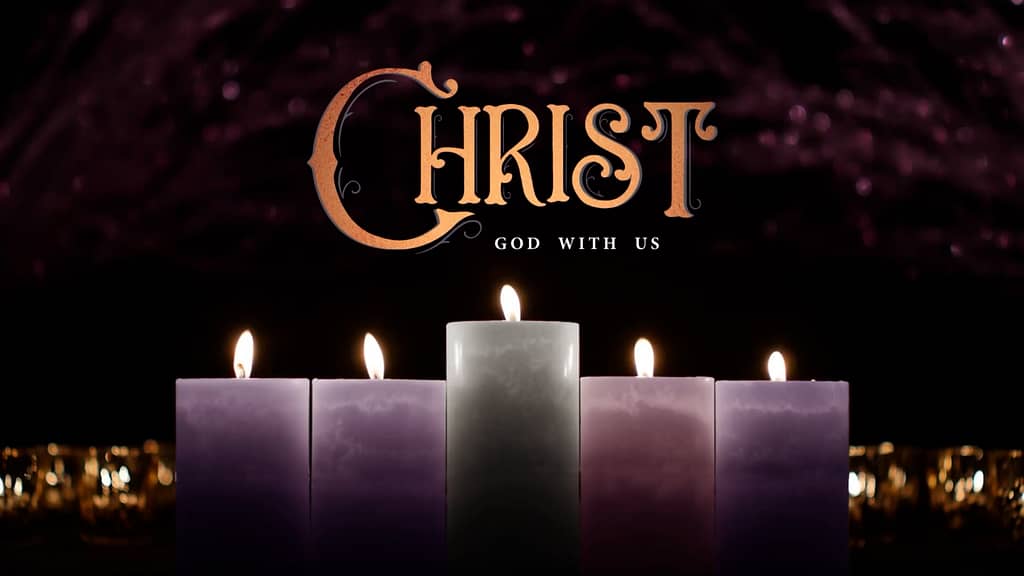 Christ Title Advent Classic Christmas Background