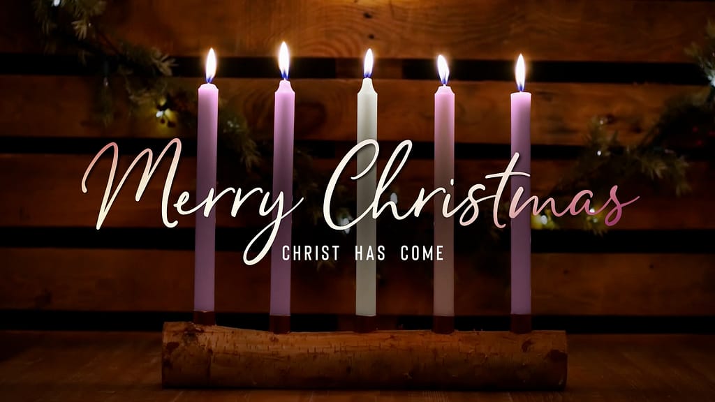 Merry Christmas Country Advent Church Motion Graphics