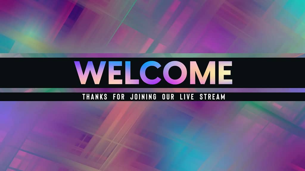 Welcome Stream Mother's Day Tapestry Church Motion Graphics