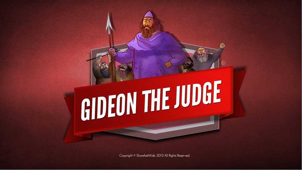 Judges 6 Gideon and the 300 Kids Bible Lesson