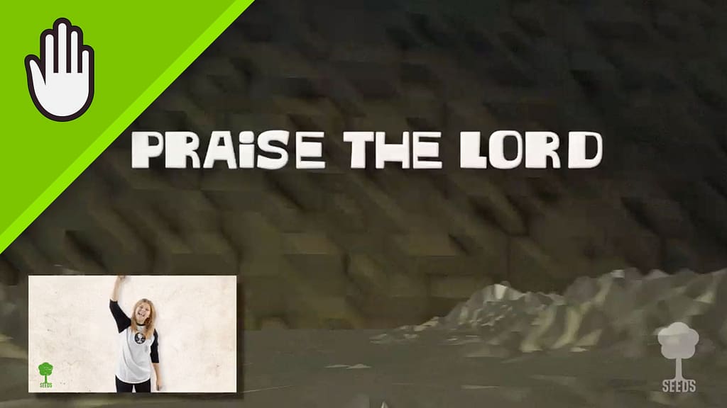 Praise the Lord Kids Worship Video for Kids Hand Motions
