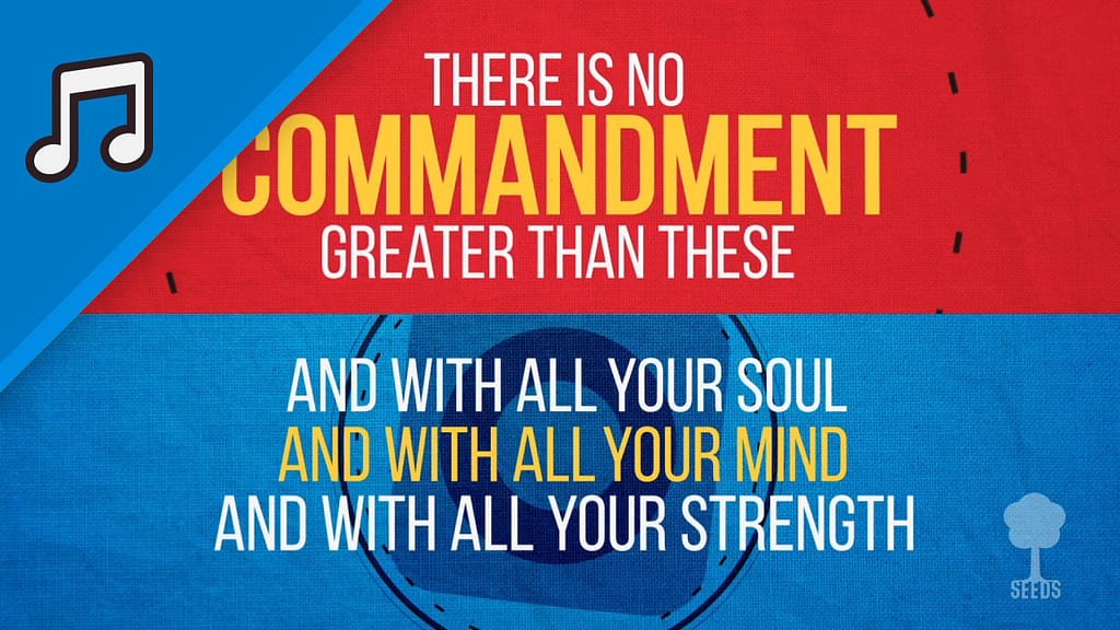 Greatest Commandment Kids Worship Video for Kids Instrumental