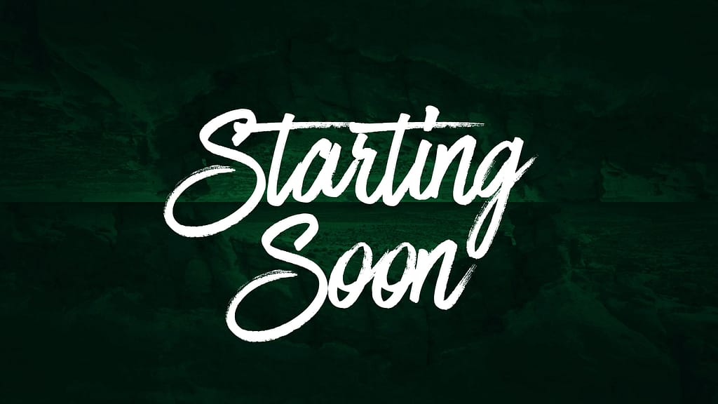 Ink Drop Live Stream Starting Soon Church Motion