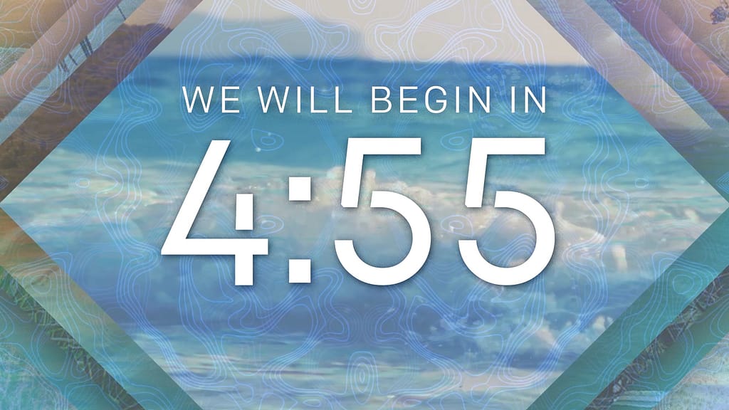 Nature Beaches 5min Countdown Church Motion