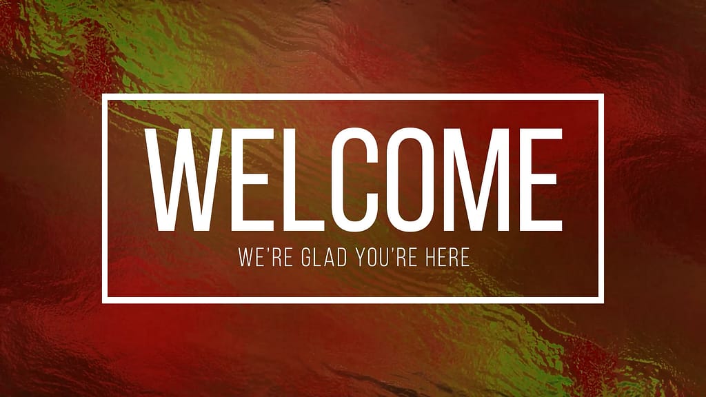 Welcome Colorful Texture Motion Graphic