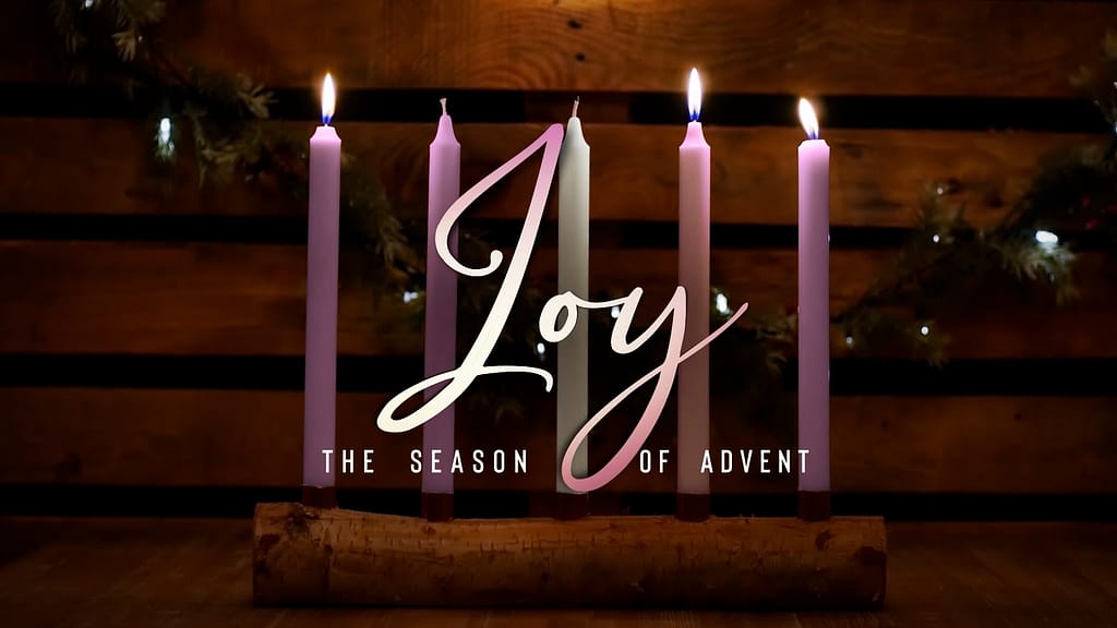 Joy Title 3 Country Advent Church Motion Graphics
