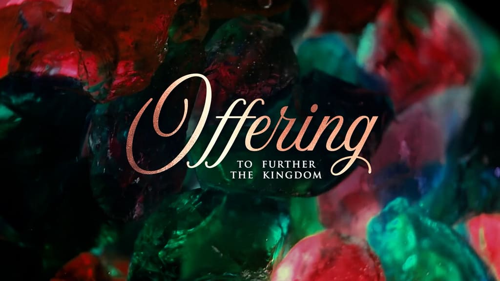 Tithes Offerings Christmas Glass Motion Graphic