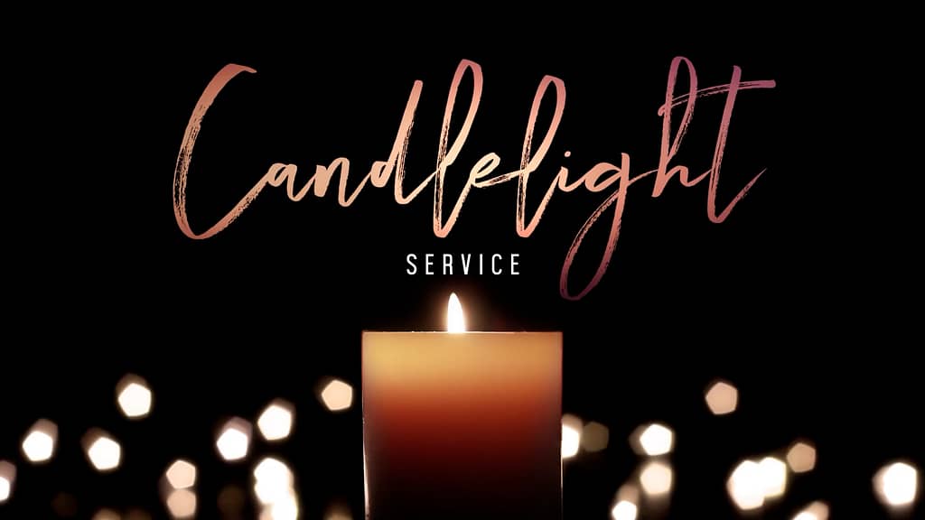 Candlelight Service Title Candlelight Christmas Church Motion Graphics