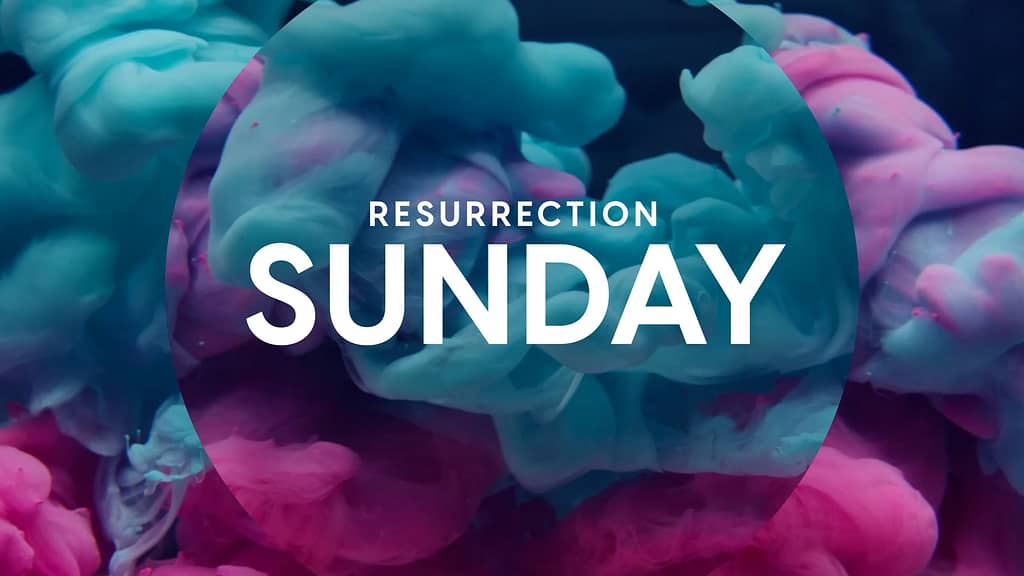 Resurrection Sunday Colormix Church Motion Graphics