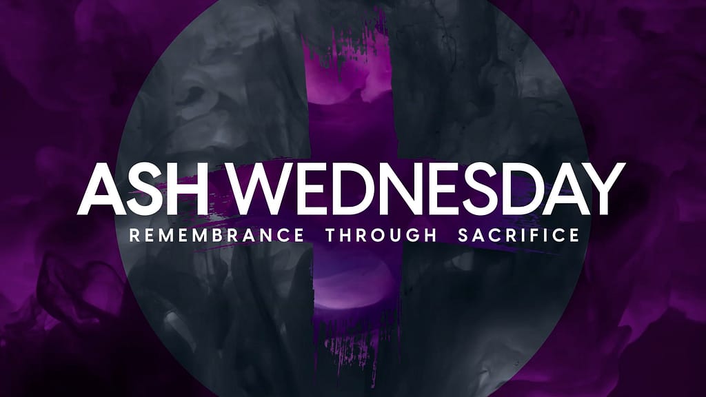 Lent Ash Wednesday Colormix Church Motion Graphics