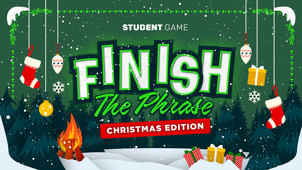 Finish the Phrase Christmas Edition Game Video
