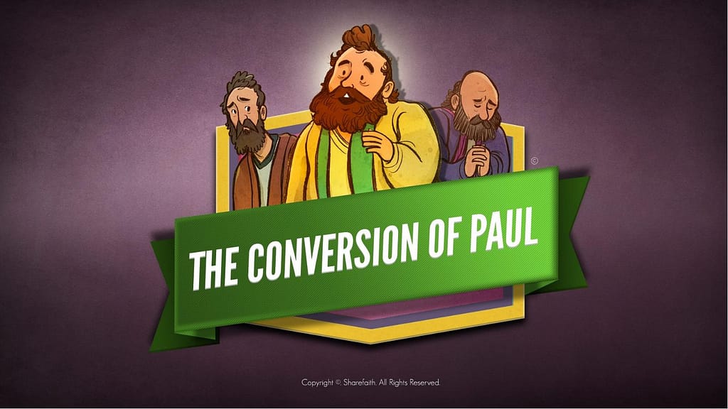 Acts 9 Paul's Conversion Kids Bible Stories