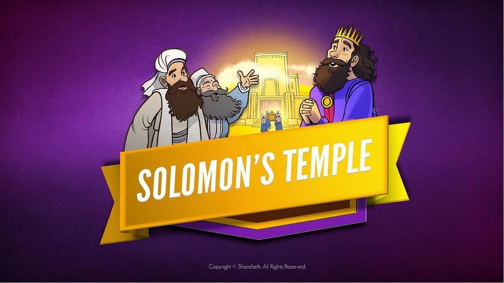 1 Kings 8 Solomon's Temple Kids Bible Story