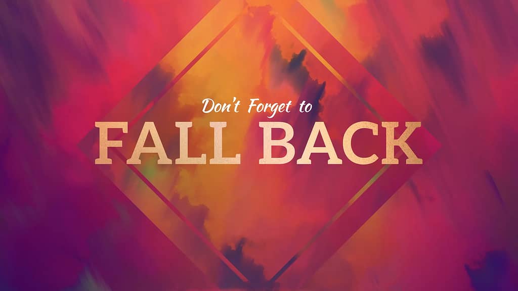 Painted Fall  Motion Worship Background