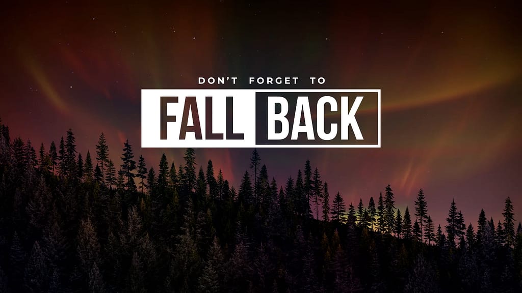 Fall Back: Aurora Glow Motion Worship Video Loop