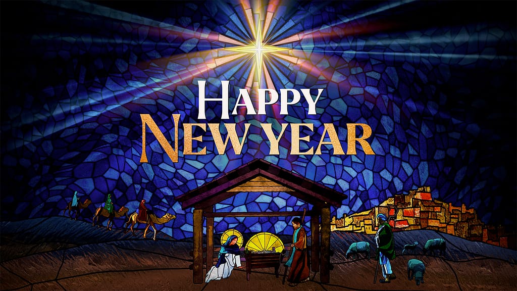 Stained Glass Collection by Lifescribe Media: Happy New Year