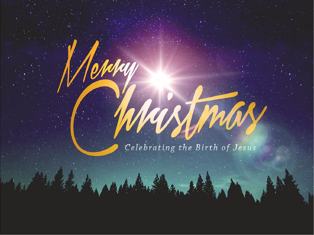 Merry Christmas Bright Star Ministry PowerPoint