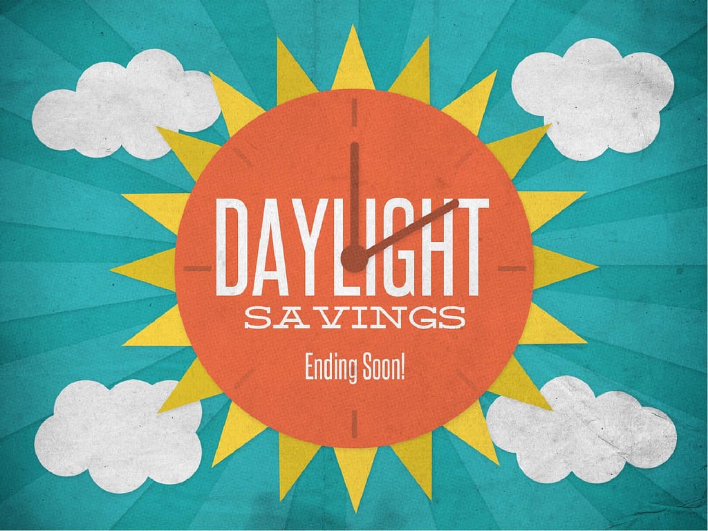 Daylight Savings Time Ending PowerPoint Slides