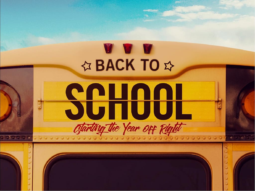 Back to School Bus Church PowerPoint
