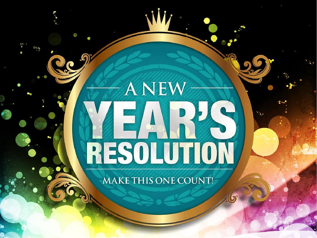 New Year Resolution Church PowerPoint