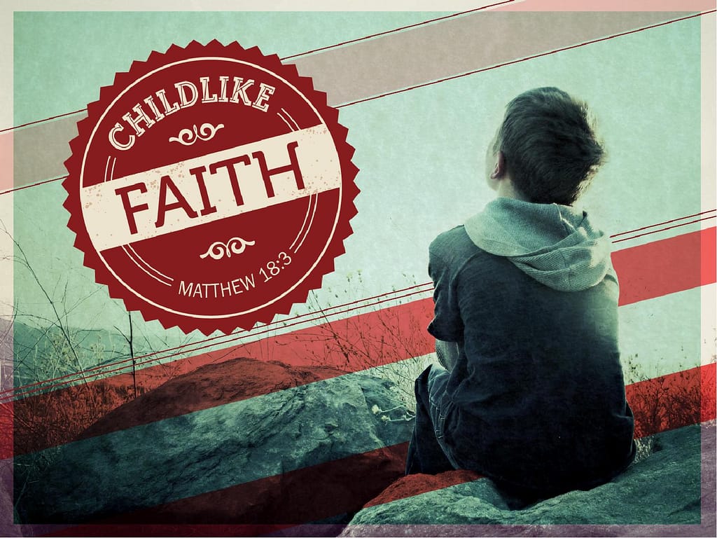 Childlike Faith Sermon PowerPoint Template