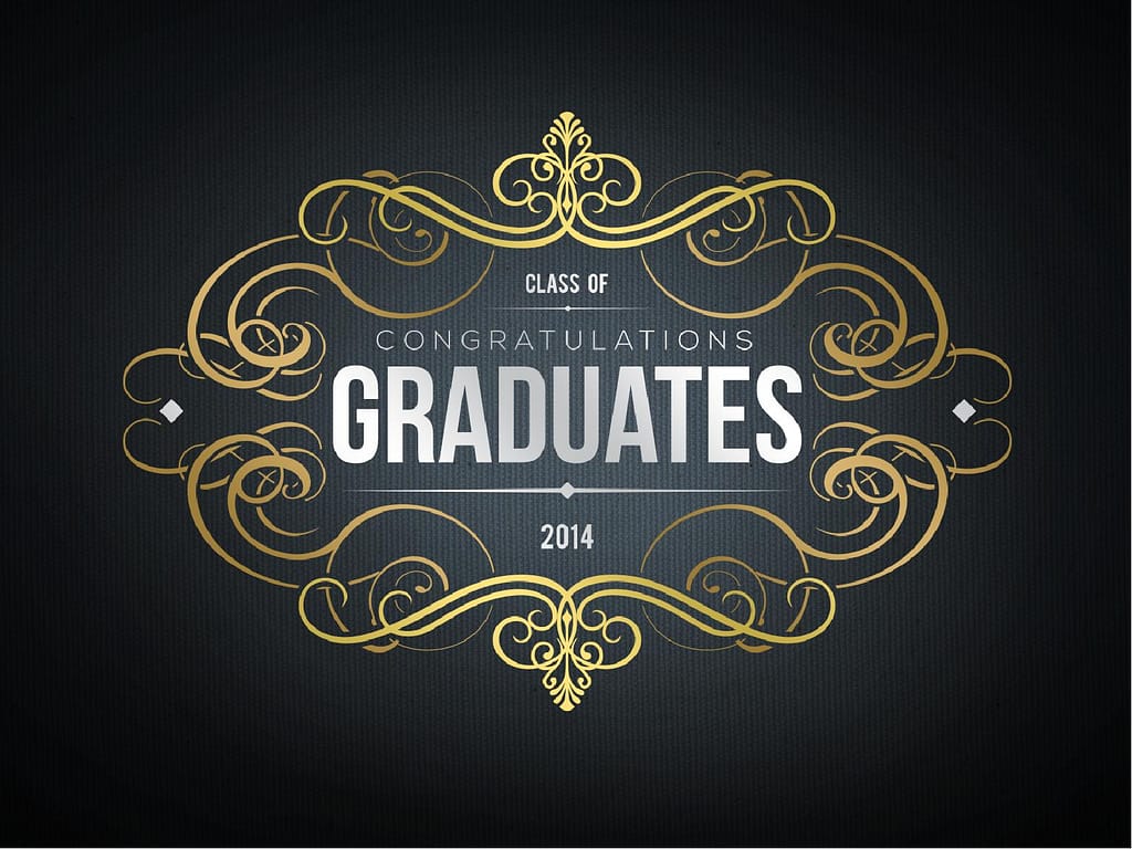 Graduation Party Slideshow PowerPoint Graphics
