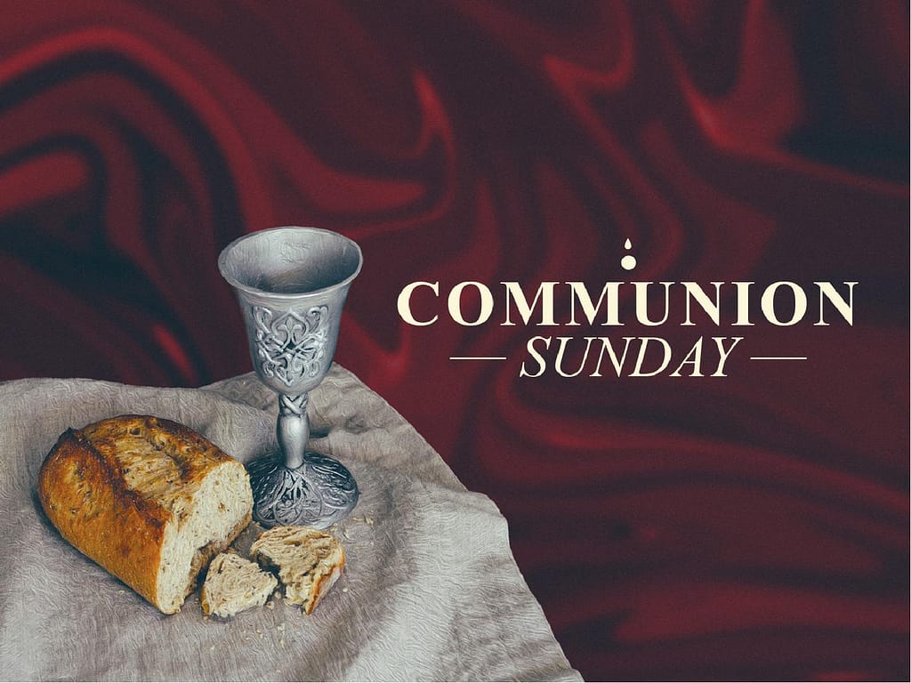 Communion Sunday Service Title Graphic