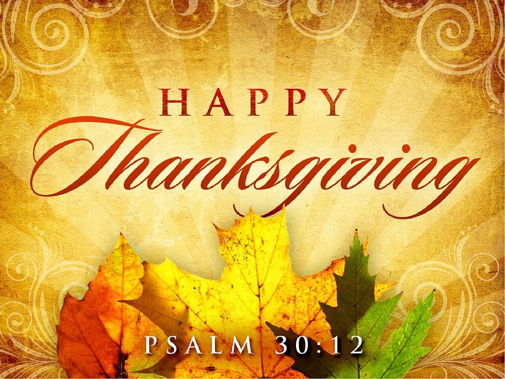 Happy Thanksgiving PowerPoint Sermon