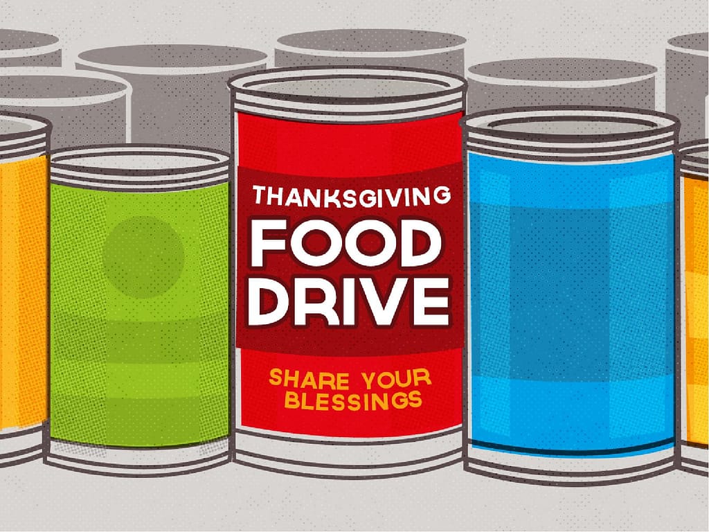 Thanksgiving Food Drive Religious PowerPoint