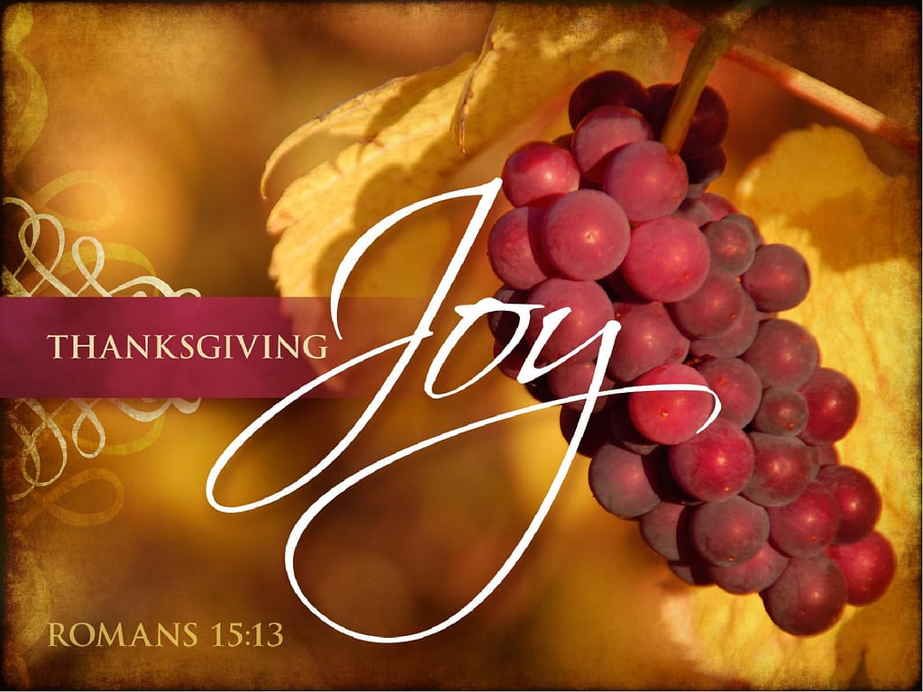 Joyful Thanksgiving Sermon PowerPoint