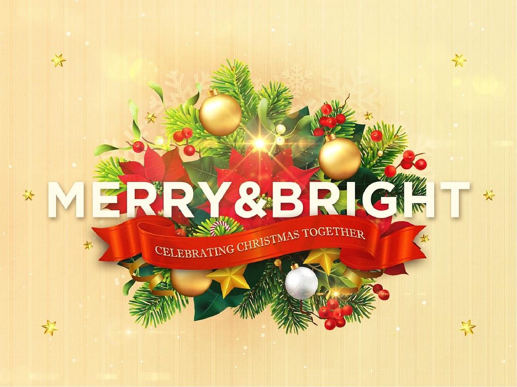 May Your Days Be Merry And Bright Christmas PowerPoint