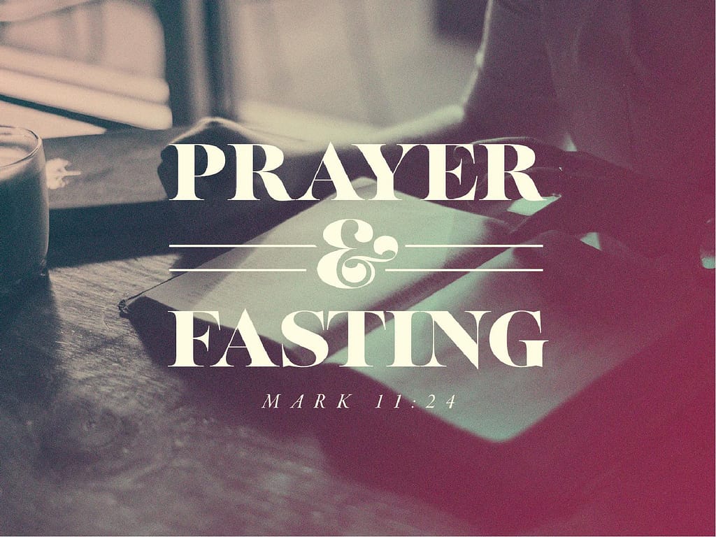 Prayer And Fasting Sermon PowerPoint Template