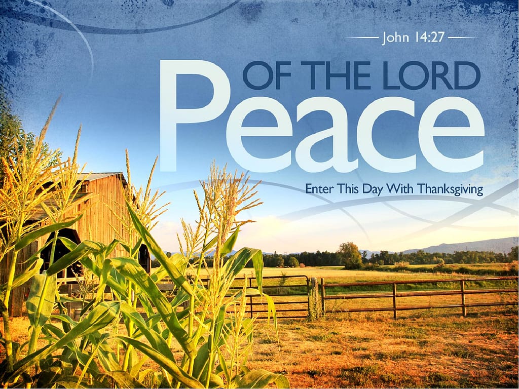 Peace of the Lord PowerPoint