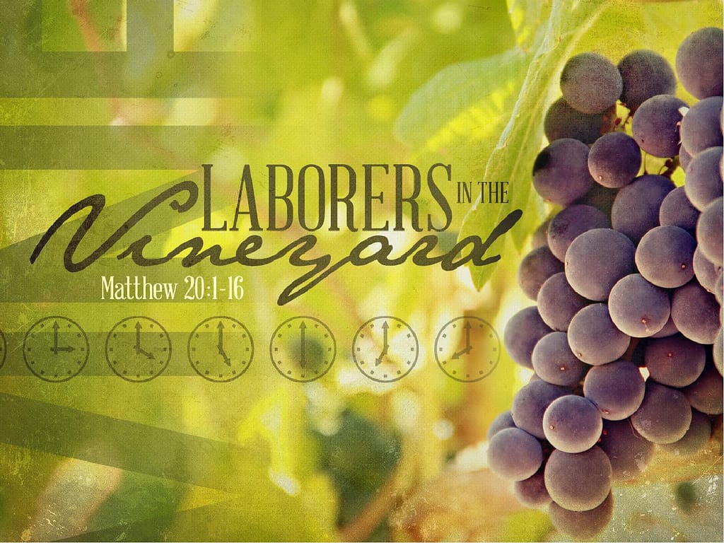 Laborers in the Vineyard PowerPoint Template