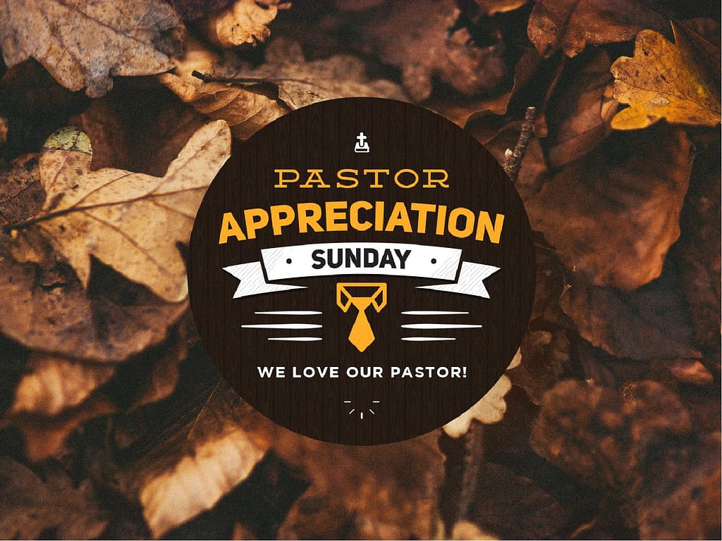 Pastor Appreciation Day Fall PowerPoint