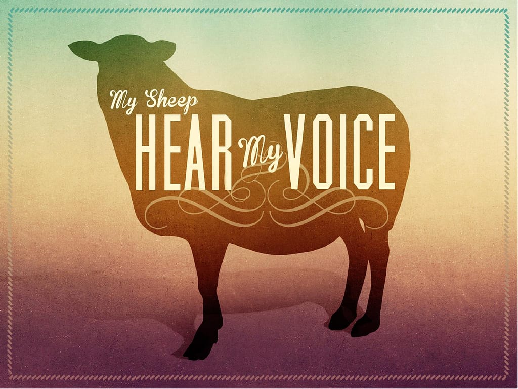 My Sheep Hear My Voice Christian PowerPoint