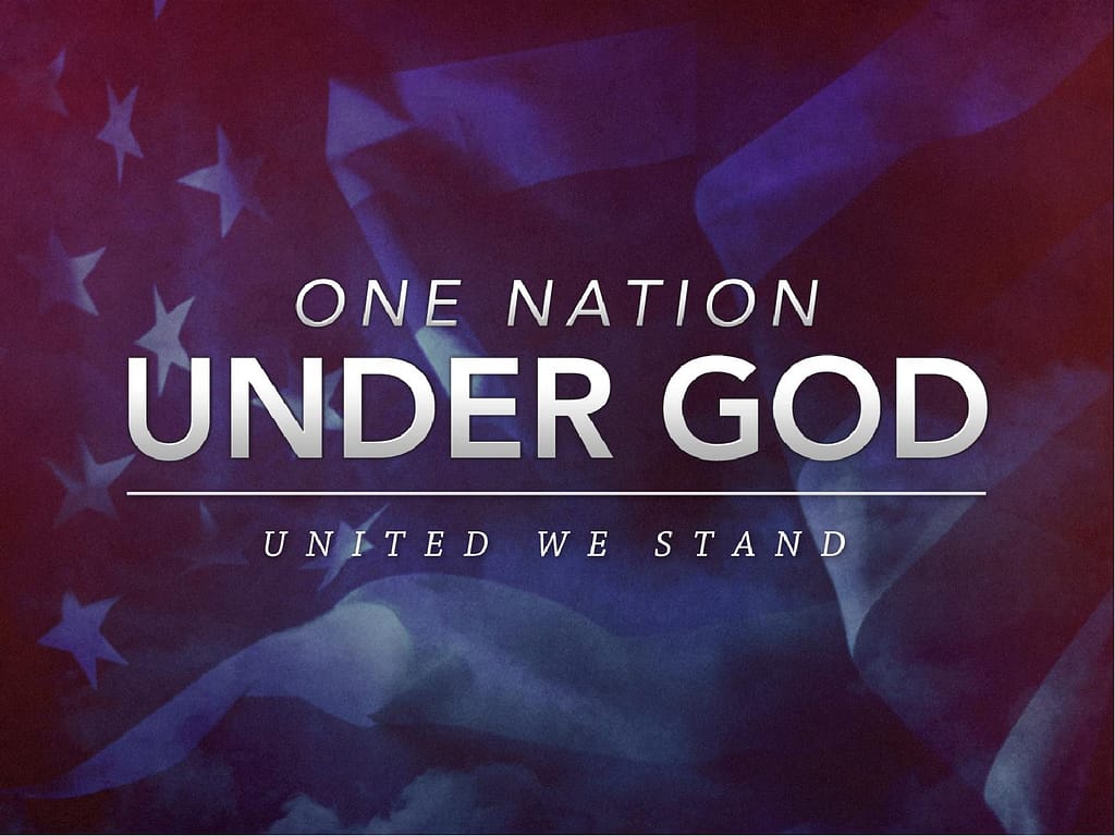 One Nation Under God United We Stand Church PowerPoint
