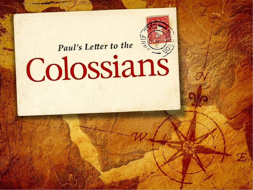 Book Of Colossians PoswerPoint Template