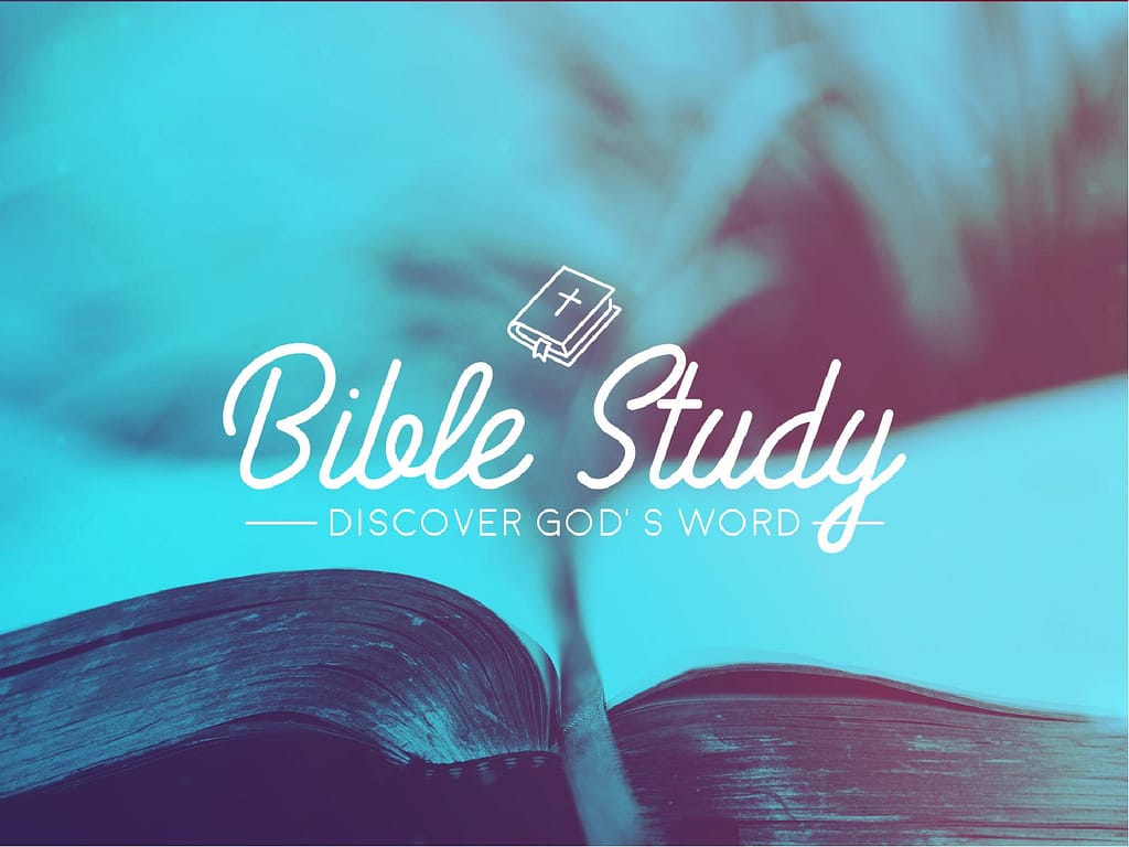 Church Bible Study PowerPoint Template