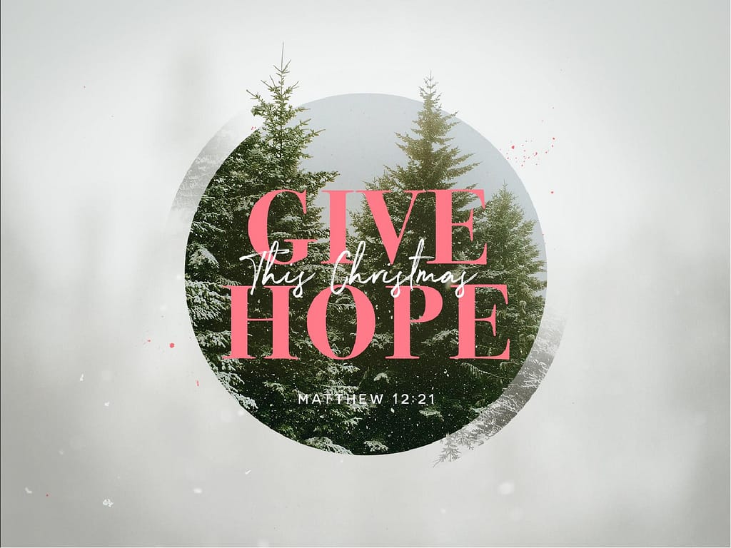 Give The Gift Of Hope Christmas PowerPoint