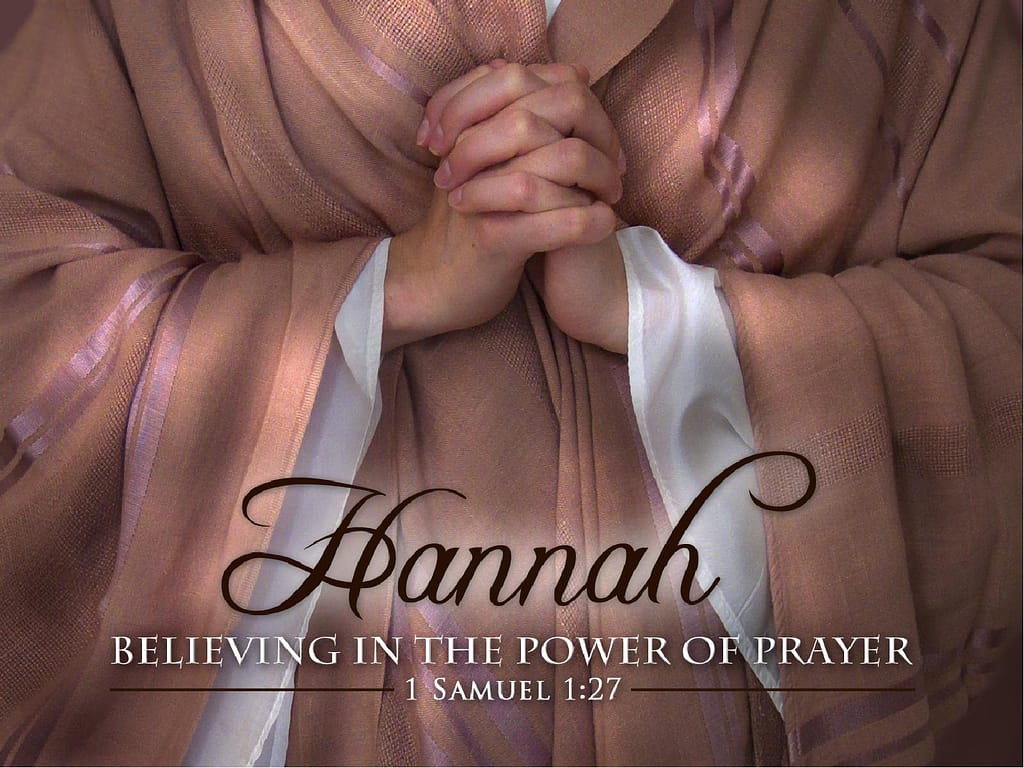 Hannah The Prophetess Bible Women Of Faith Powerpoint Template