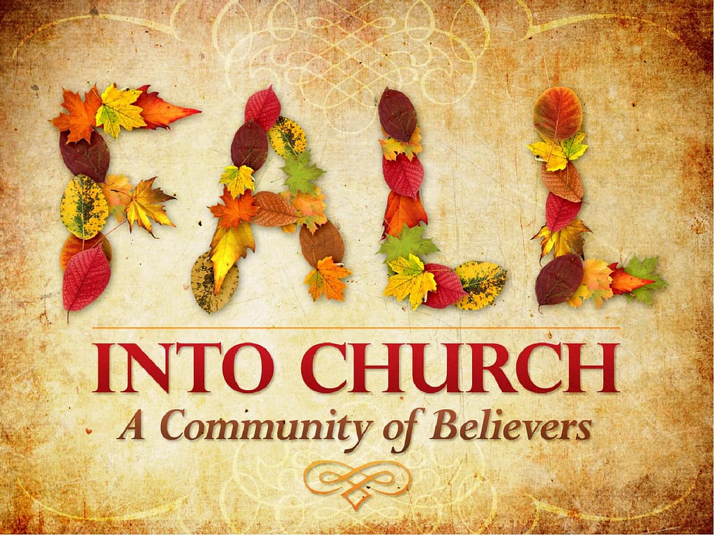 Church Community Autumn PowerPoint
