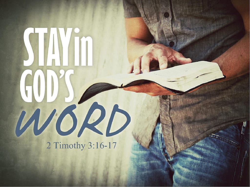 Stay in God's Word PowerPoint Sermon
