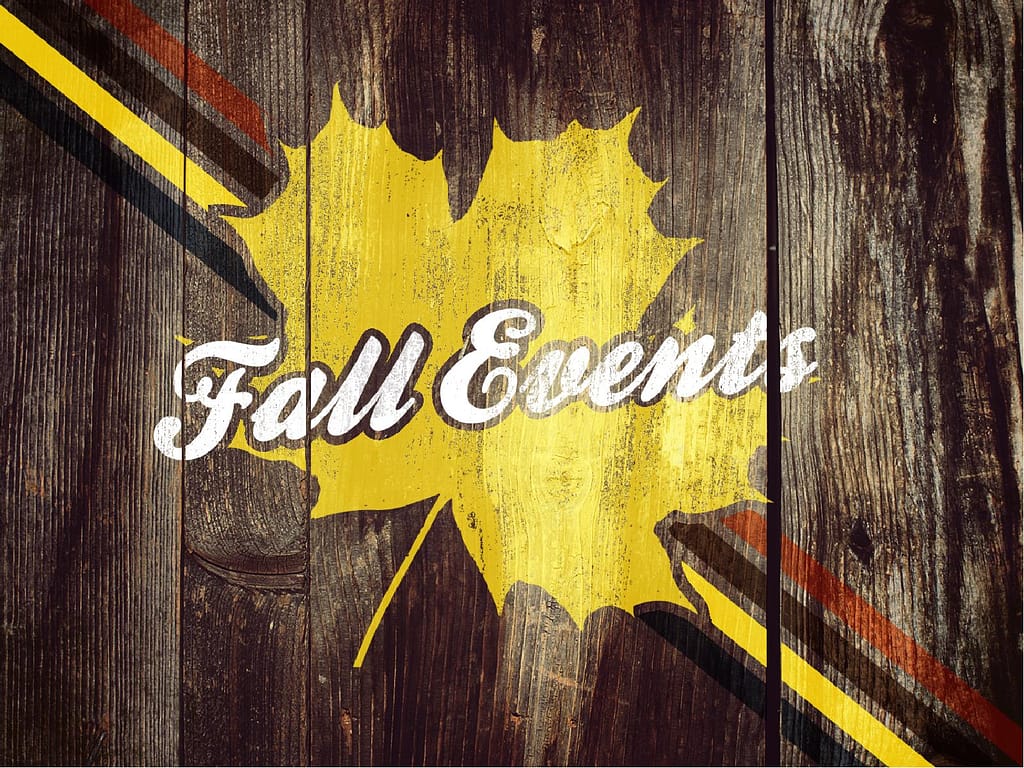 Fall Church Events PowerPoint