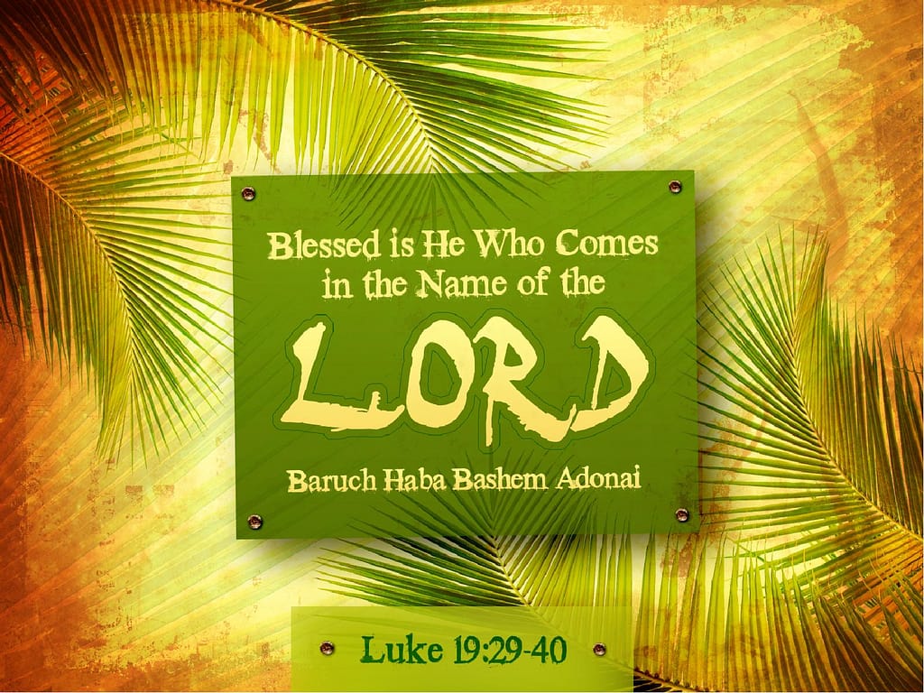 Palm Sunday Easter Passover PowerPoint
